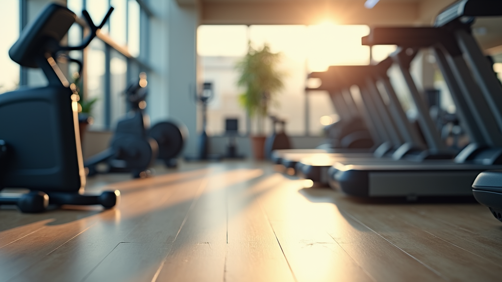 Workout equipment layout